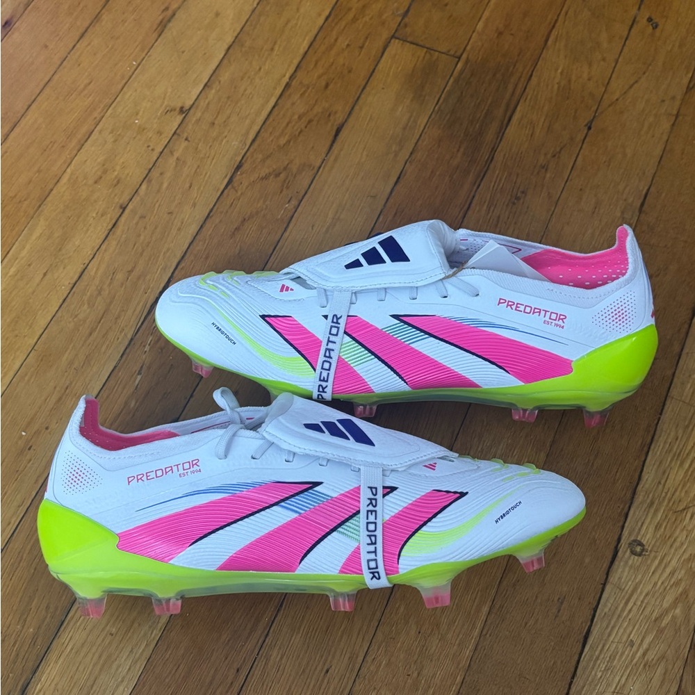 Adidas Predator 24 Elite FG Soccer Cleats Celestial Victory ID8967 Mens 10.5